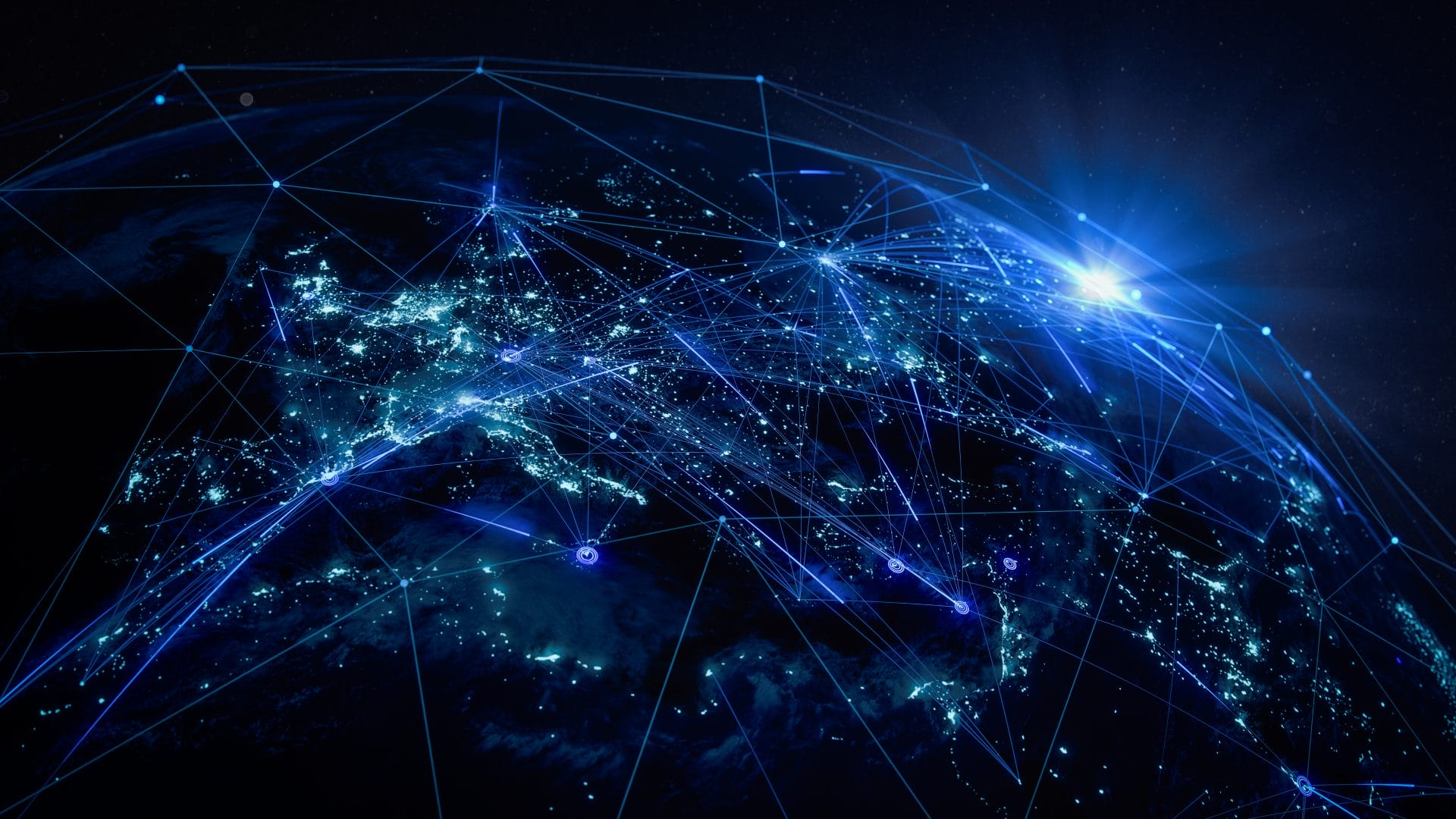 iStock-Earth with Illuminated Network